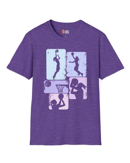 Basketball Girls Women Soft Pastel T-Shirt