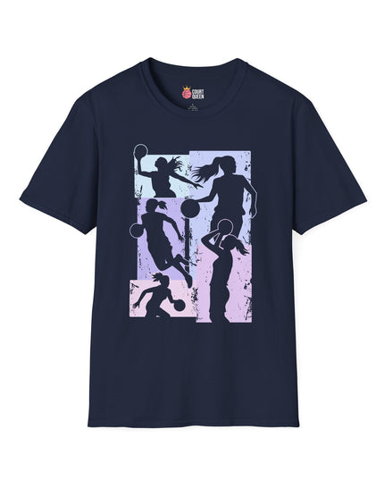 Basketball Girls Women Soft Pastel T-Shirt