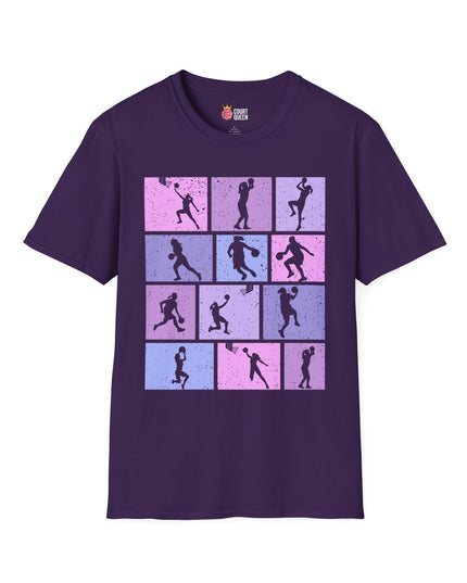 Basketball Girls Women Retro T-Shirt