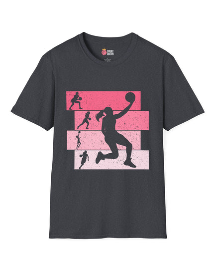Basketball Girls Women Retro T-Shirt