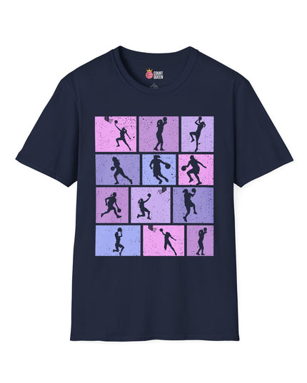 Basketball Girls Women Retro T-Shirt