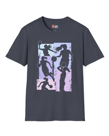 Basketball Girls Women Soft Pastel T-Shirt