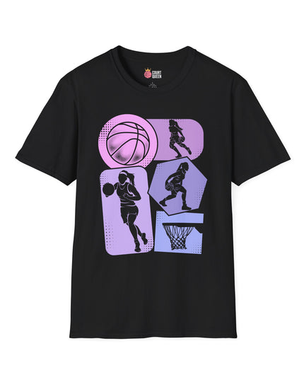 Basketball Girls Women Retro T-Shirt
