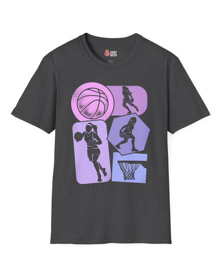 Basketball Girls Women Retro T-Shirt