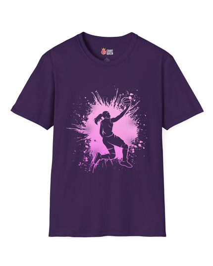 Basketball Girls Women Splash T-Shirt