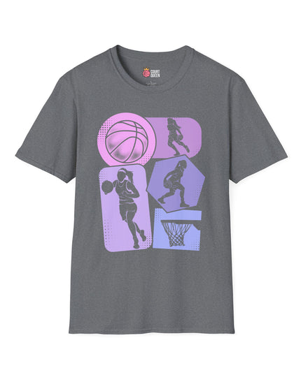 Basketball Girls Women Retro T-Shirt