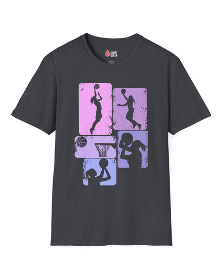Basketball Girls Women Retro T-Shirt