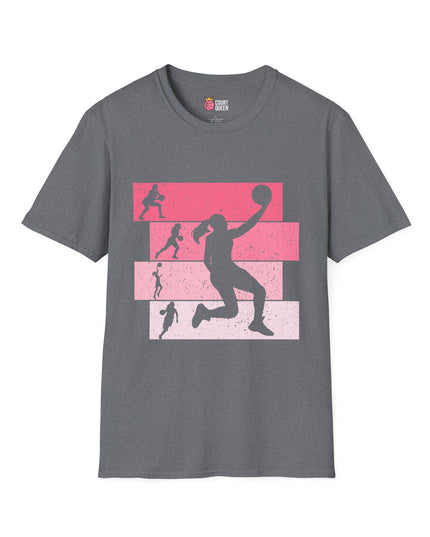 Basketball Girls Women Retro T-Shirt