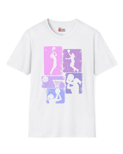 Basketball Girls Women Retro T-Shirt