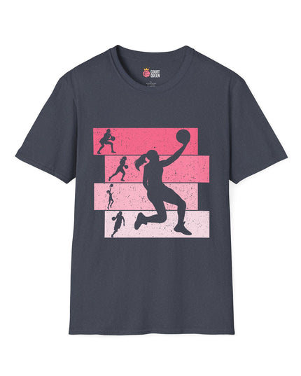 Basketball Girls Women Retro T-Shirt