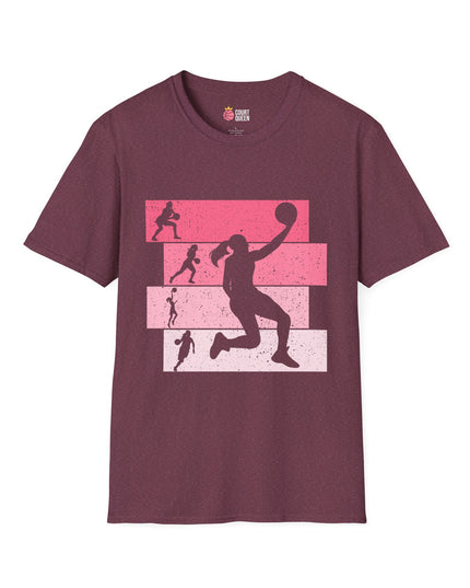 Basketball Girls Women Retro T-Shirt