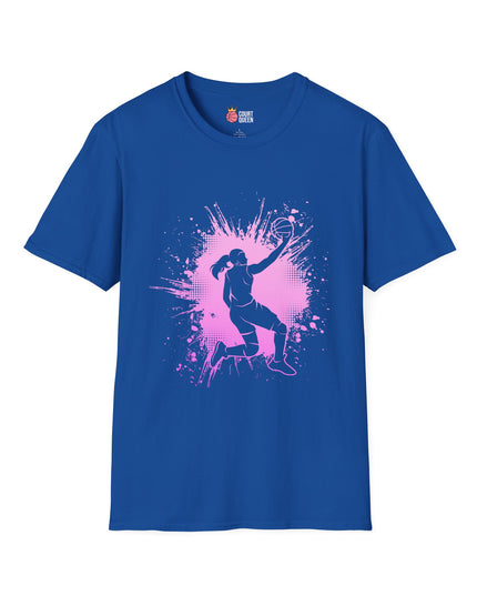 Basketball Girls Women Splash T-Shirt