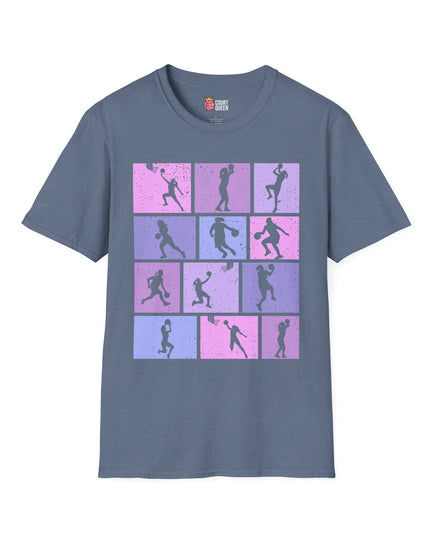 Basketball Girls Women Retro T-Shirt