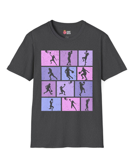 Basketball Girls Women Retro T-Shirt