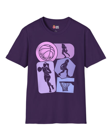 Basketball Girls Women Retro T-Shirt