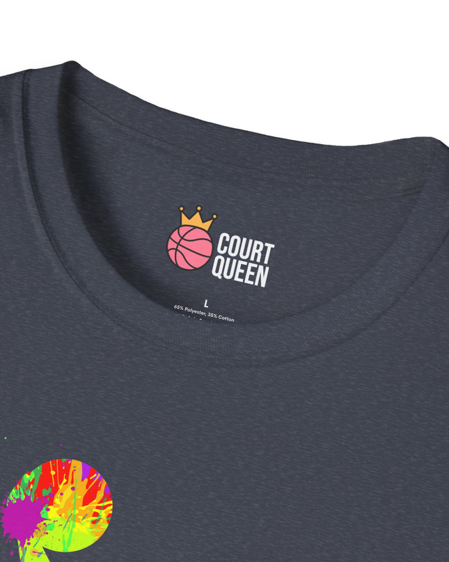 Basketball Girls Women Color Splash Dunk T-Shirt