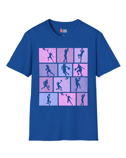 Basketball Girls Women Retro T-Shirt