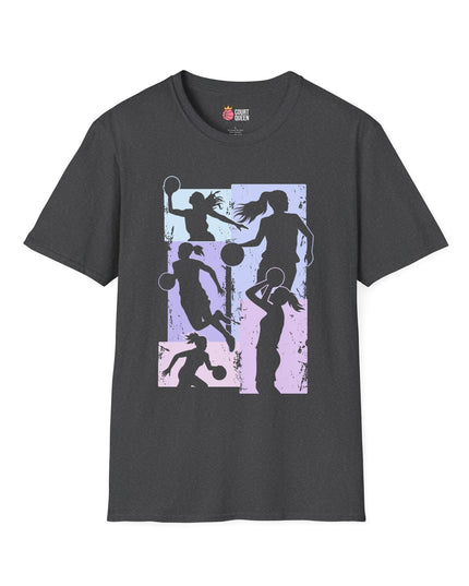 Basketball Girls Women Soft Pastel T-Shirt