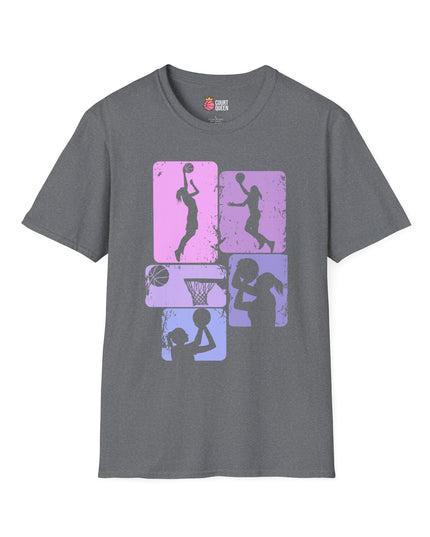 Basketball Girls Women Retro T-Shirt