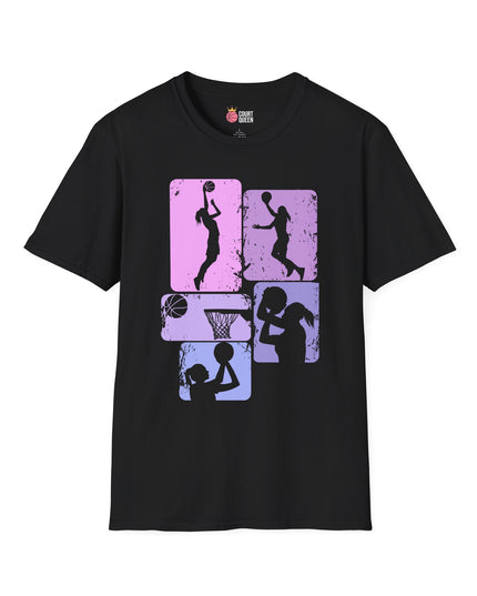 Basketball Girls Women Retro T-Shirt