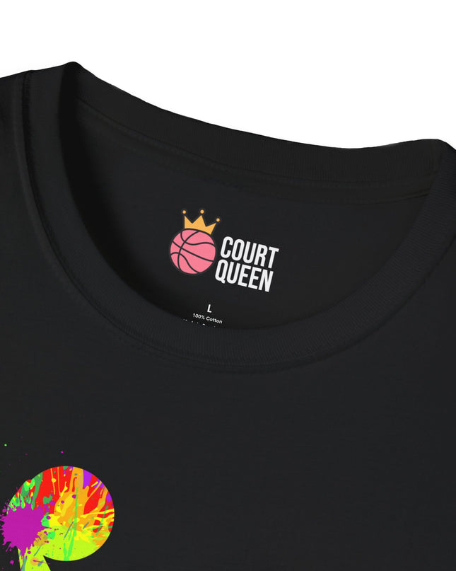 Basketball Girls Women Color Splash Dunk T-Shirt