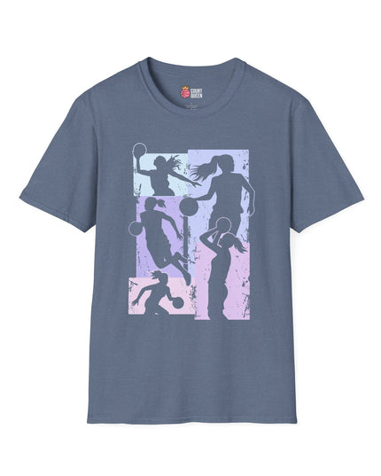 Basketball Girls Women Soft Pastel T-Shirt