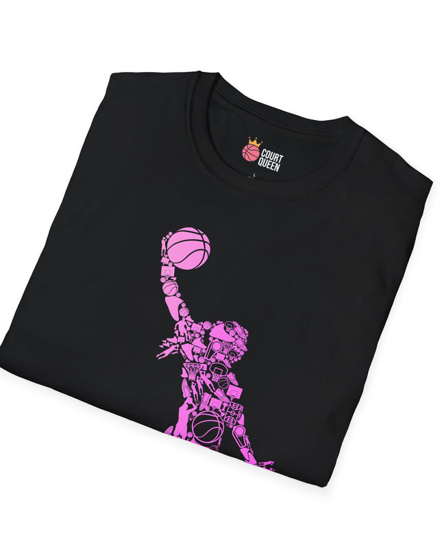 Basketball Girls Women Icon Dunk T-Shirt