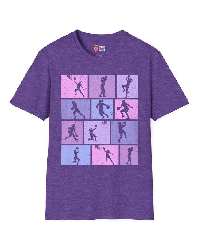 Basketball Girls Women Retro T-Shirt