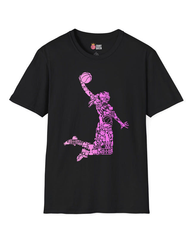 Basketball Girls Women Icon Dunk T-Shirt