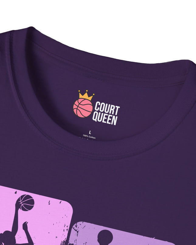 Basketball Girls Women Retro T-Shirt