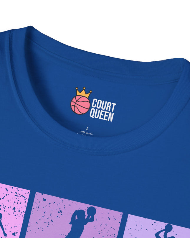 Basketball Girls Women Retro T-Shirt