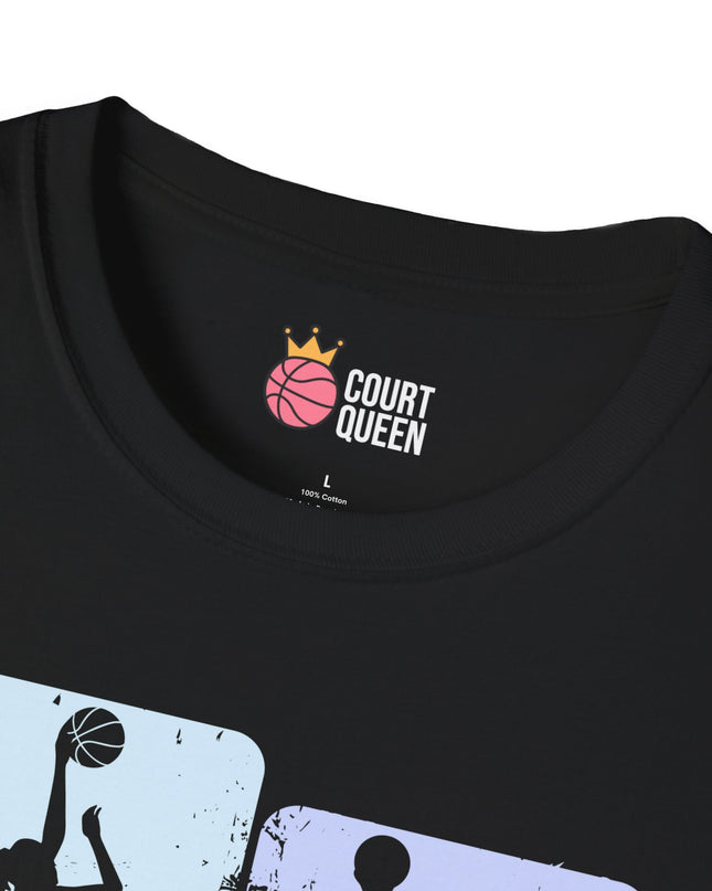 Basketball Girls Women Soft Pastel T-Shirt