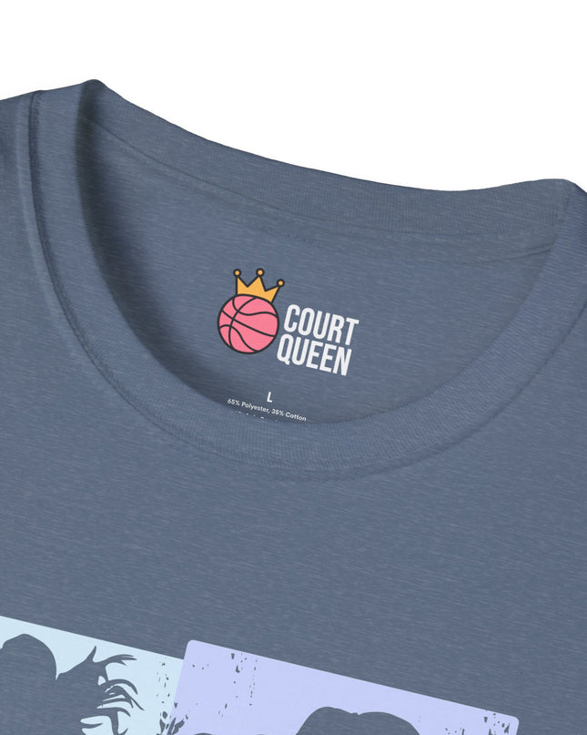 Basketball Girls Women Soft Pastel T-Shirt