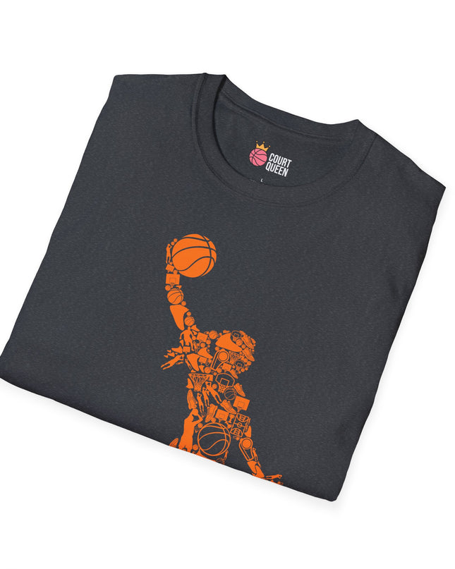 Basketball Girls Women Icon Dunk T-Shirt