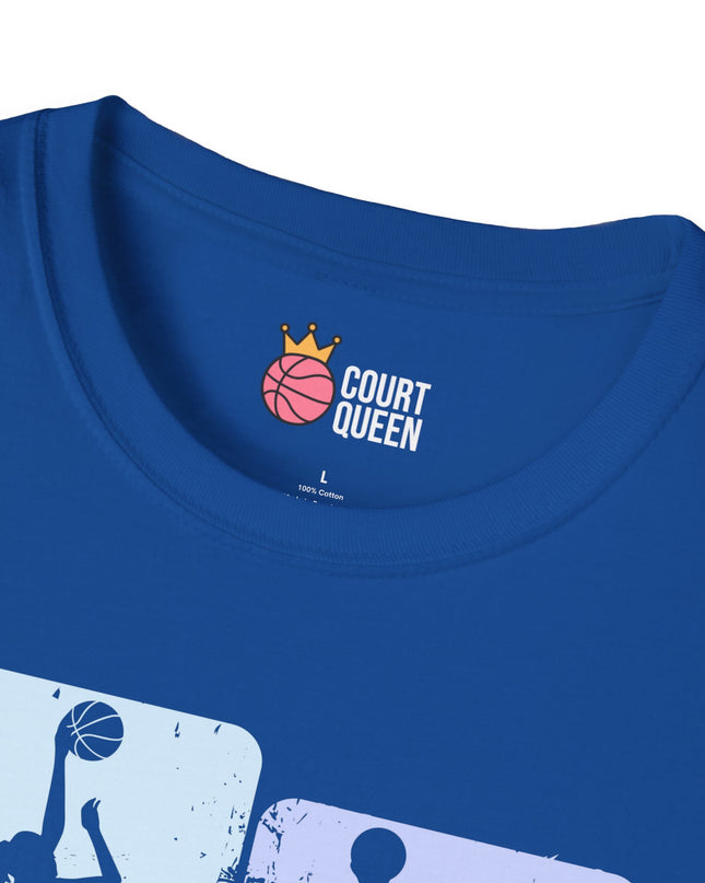 Basketball Girls Women Soft Pastel T-Shirt
