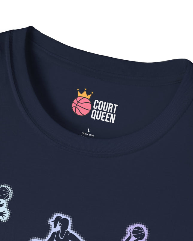 Basketball Girls Women Glow T-Shirt