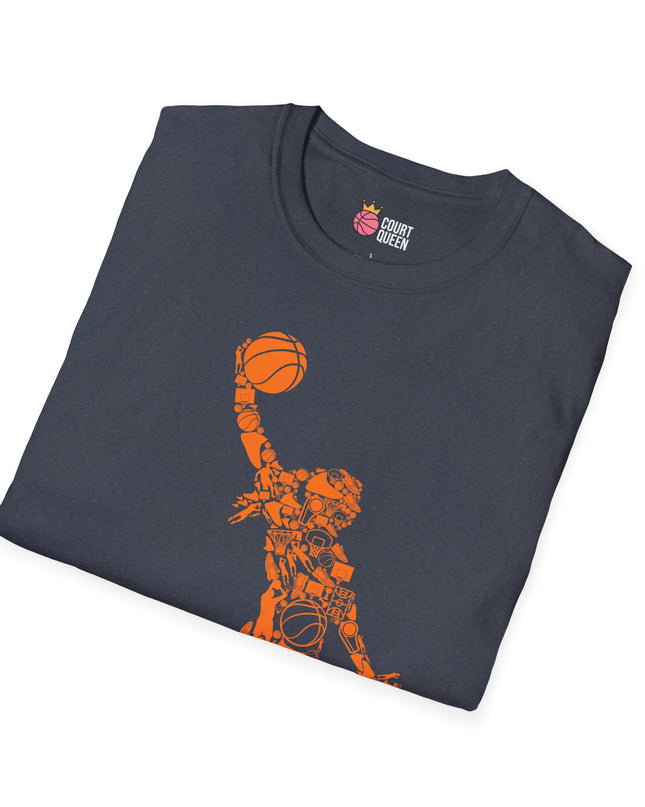 Basketball Girls Women Icon Dunk T-Shirt