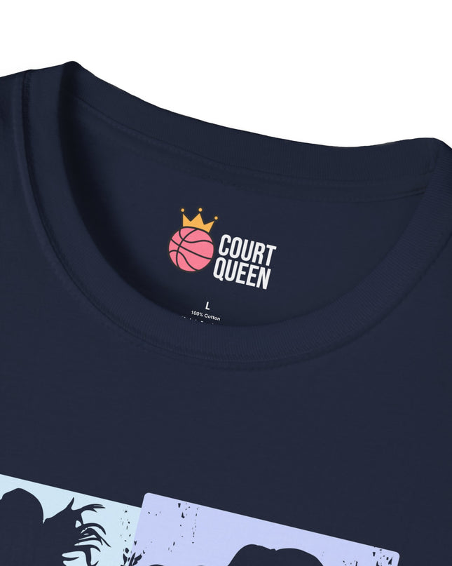 Basketball Girls Women Soft Pastel T-Shirt