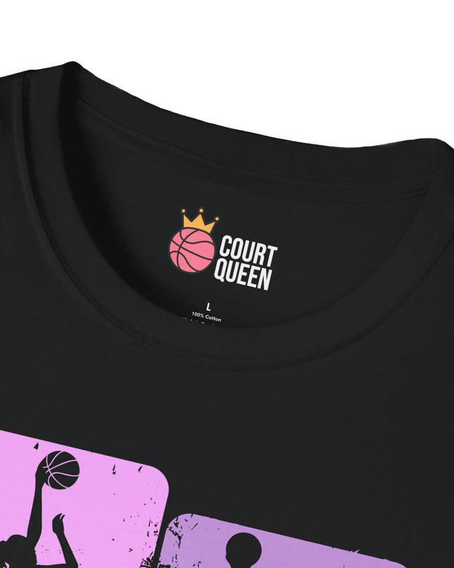 Basketball Girls Women Retro T-Shirt