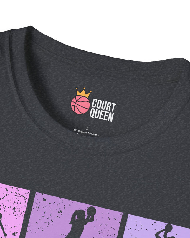 Basketball Girls Women Retro T-Shirt