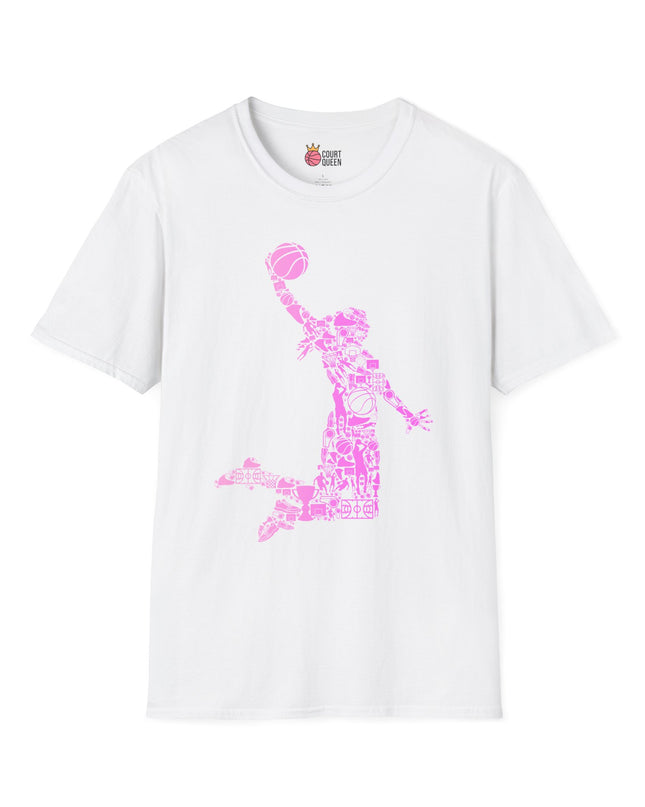 Basketball Girls Women Icon Dunk T-Shirt