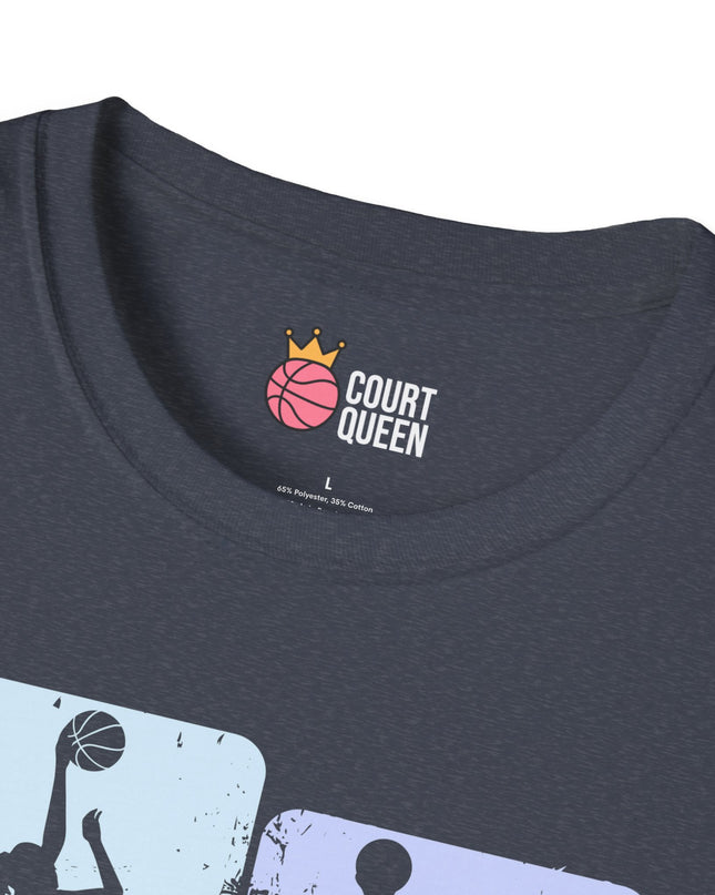 Basketball Girls Women Soft Pastel T-Shirt