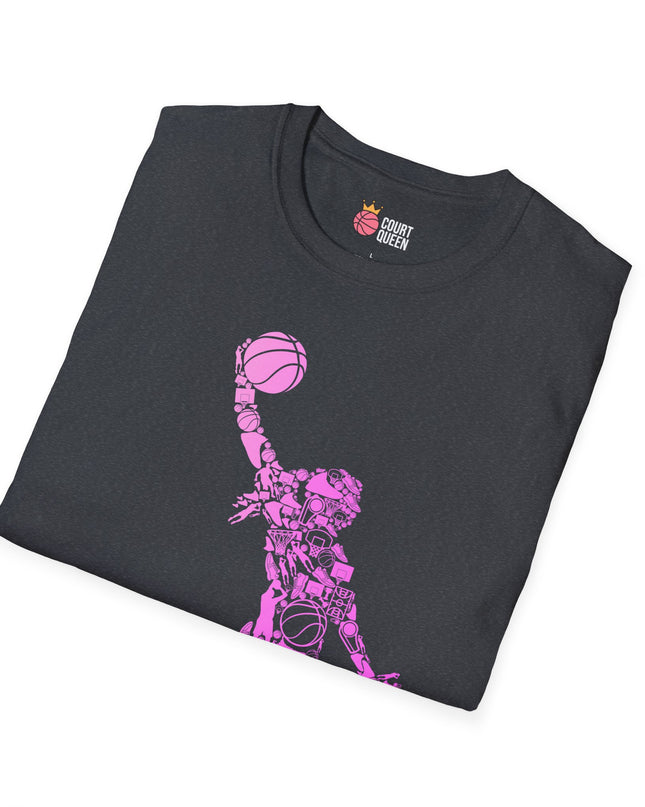 Basketball Girls Women Icon Dunk T-Shirt