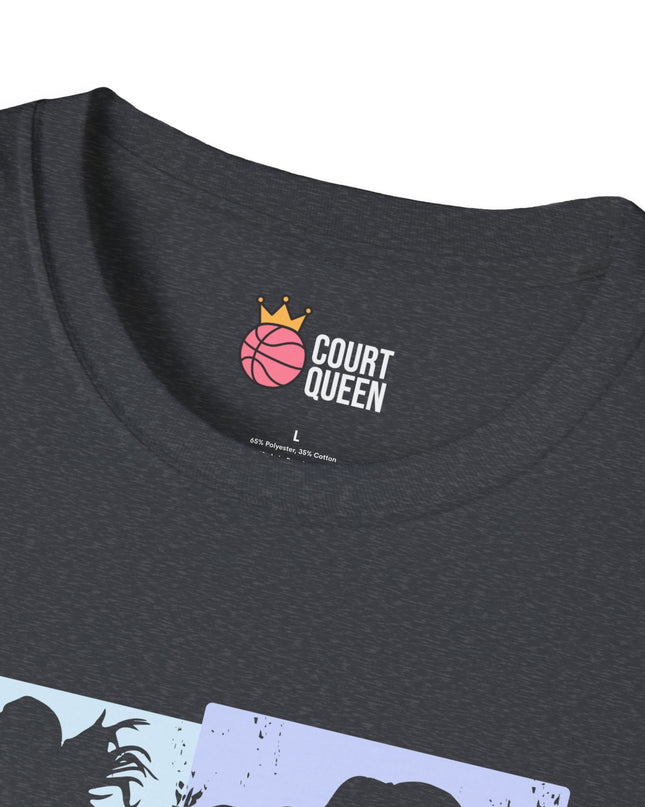 Basketball Girls Women Soft Pastel T-Shirt