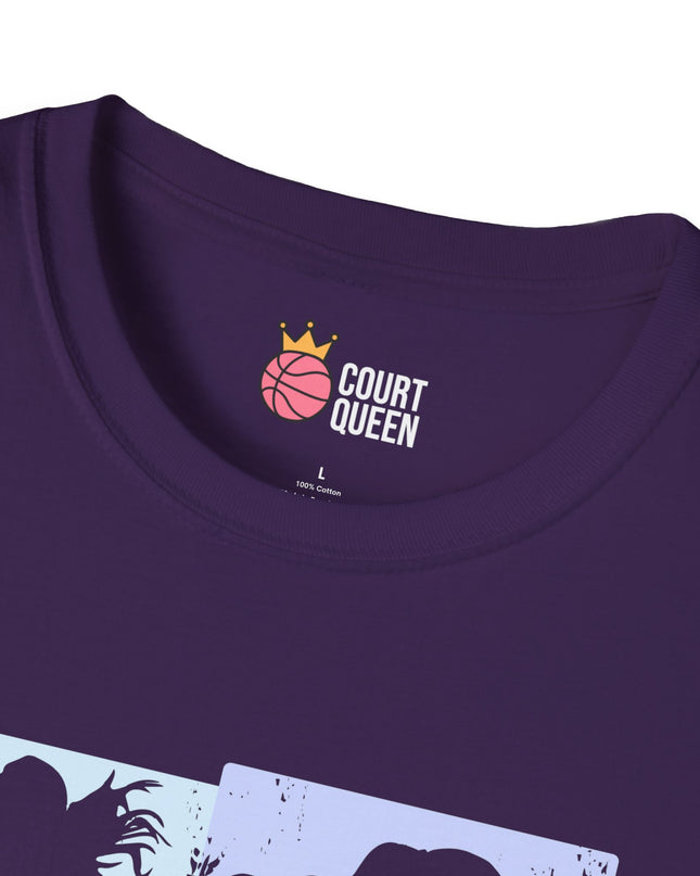 Basketball Girls Women Soft Pastel T-Shirt