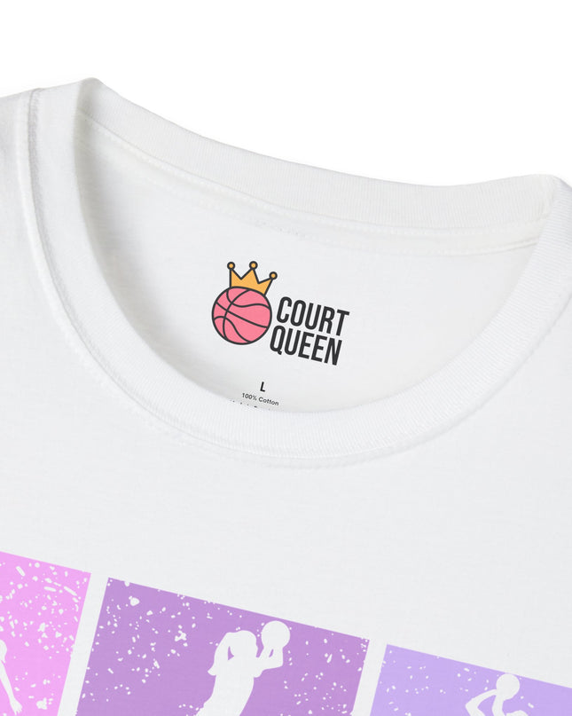 Basketball Girls Women Retro T-Shirt