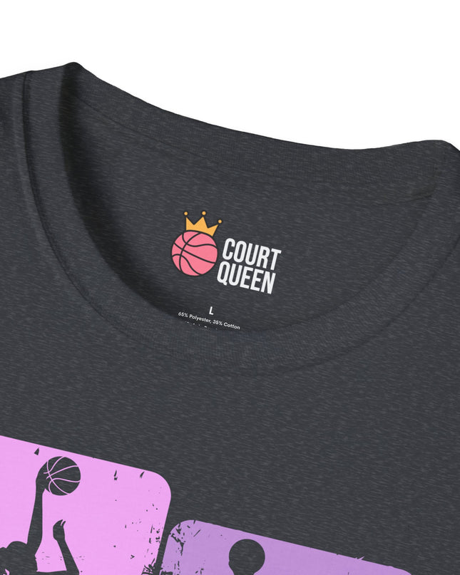 Basketball Girls Women Retro T-Shirt