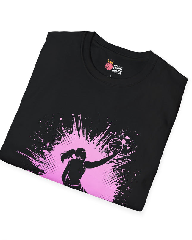 Basketball Girls Women Splash T-Shirt