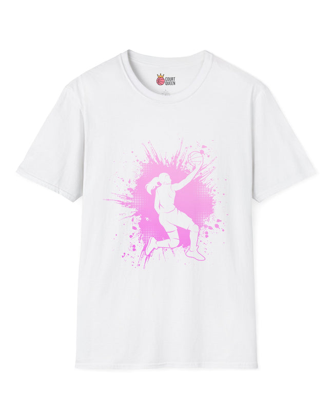 Basketball Girls Women Splash T-Shirt