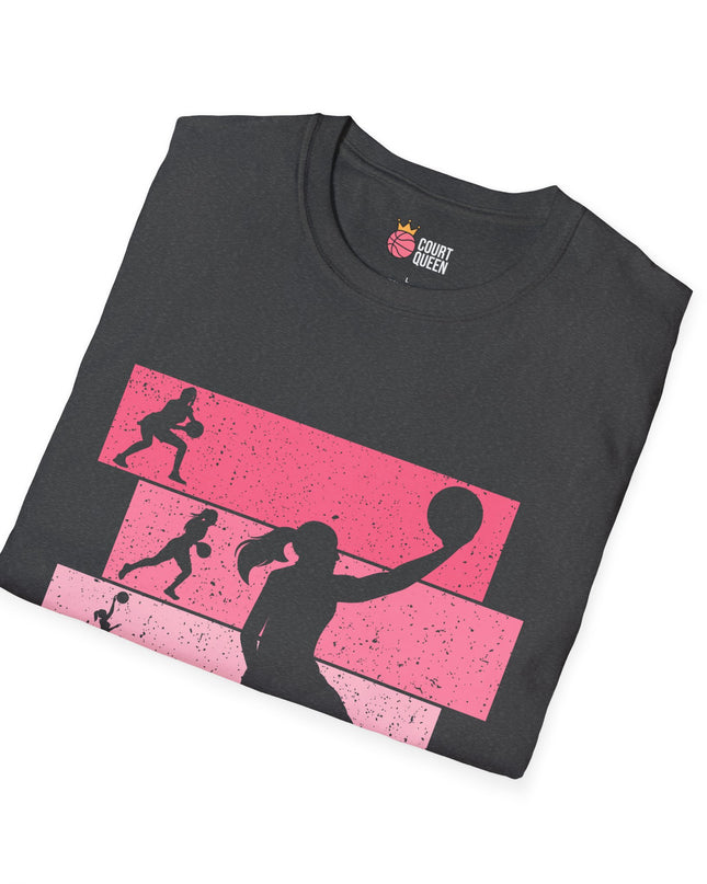Basketball Girls Women Retro T-Shirt